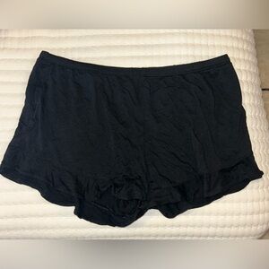 Stars Above Black Ruffle Sleep Shorts